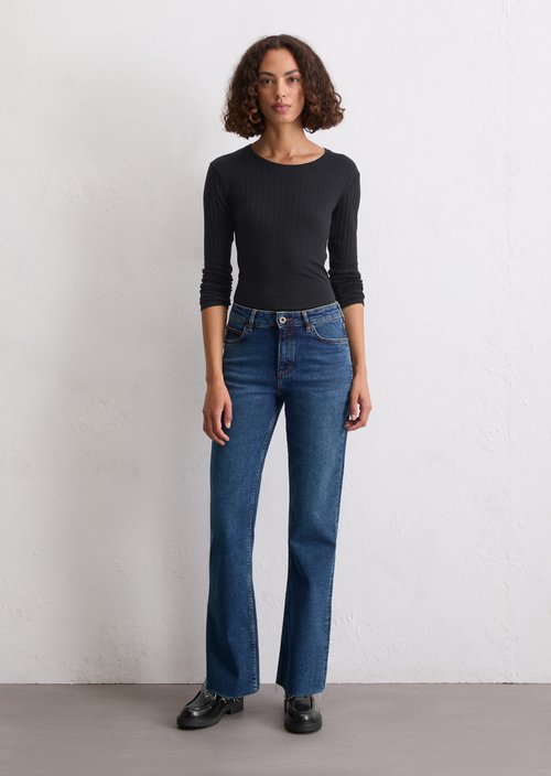 Jeans model Kiruna flared — Dark Blue