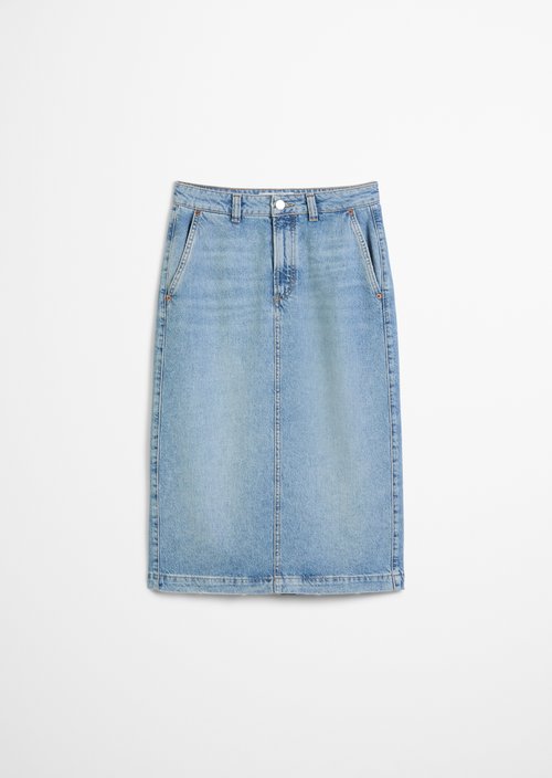 Regular denim skirt — Light Blue