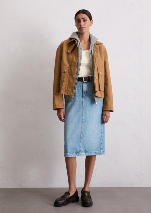 Regular denim skirt — Light Blue