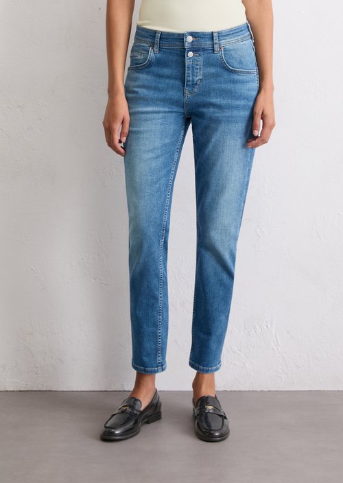 Jeans model Theda boyfriend cropped — Dark Blue