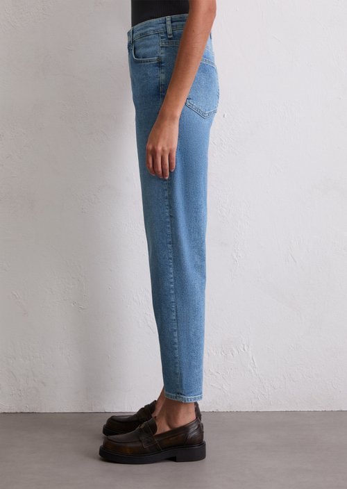 Jeans model Mala slim cropped — Medium Blue