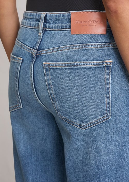 Jeans model Linn wide — Medium Blue