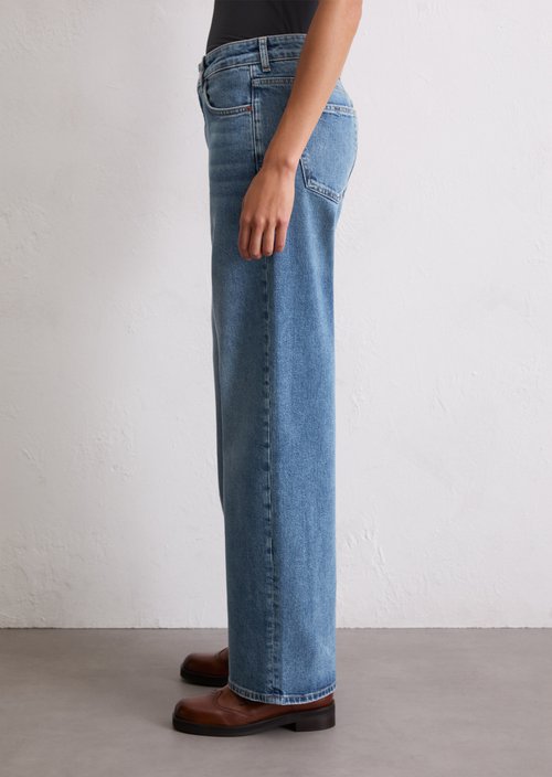 Jeans model Linn wide — Medium Blue