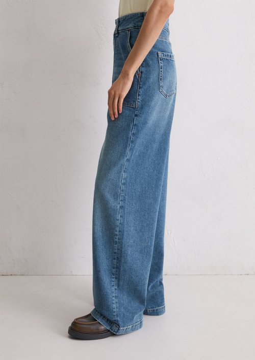 Jeans model Sjva wide — Medium Blue
