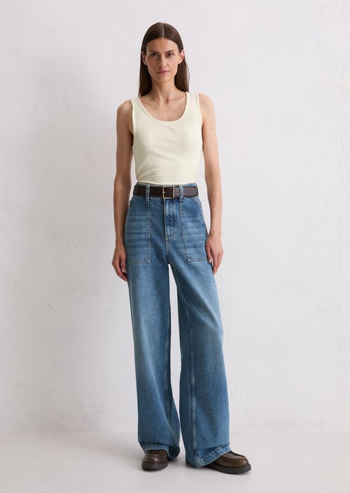 Jeans model Sjva wide — Medium Blue