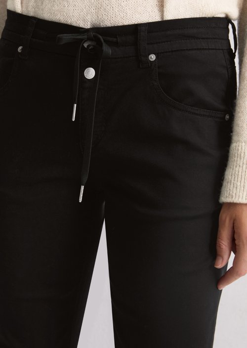 Pants model Theda boyfriend — Black