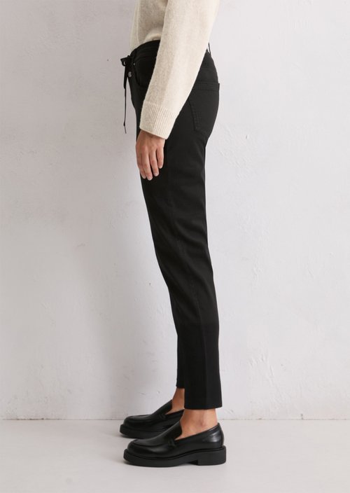 Pants model Theda boyfriend — Black