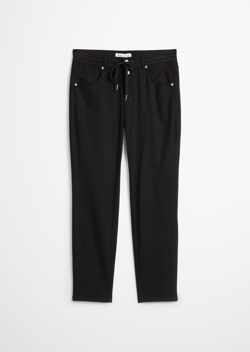 Pants model Theda boyfriend — Black