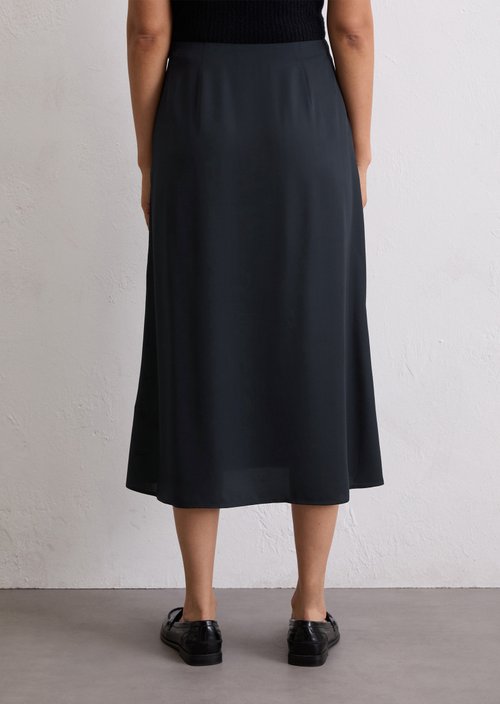 A-line skirt — Deep Night Blue