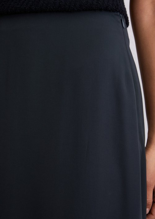 A-line skirt — Deep Night Blue