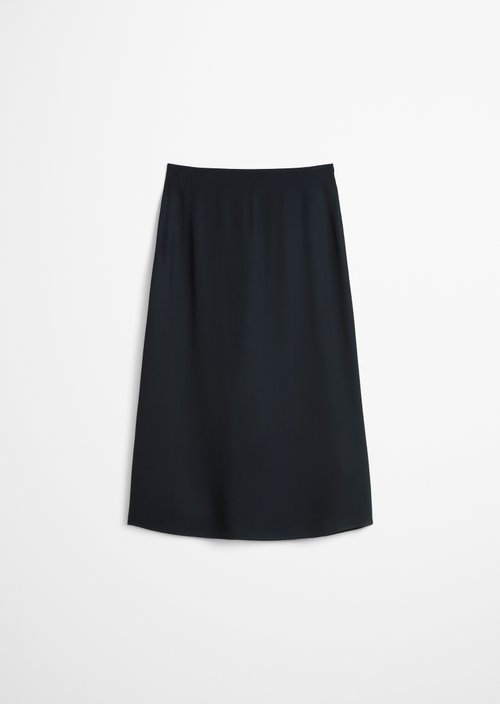 A-line skirt — Deep Night Blue