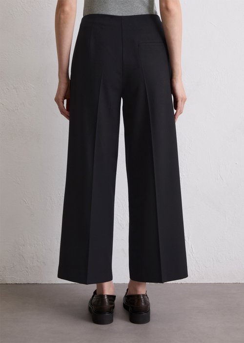 Cropped culottes — Deep Night Blue