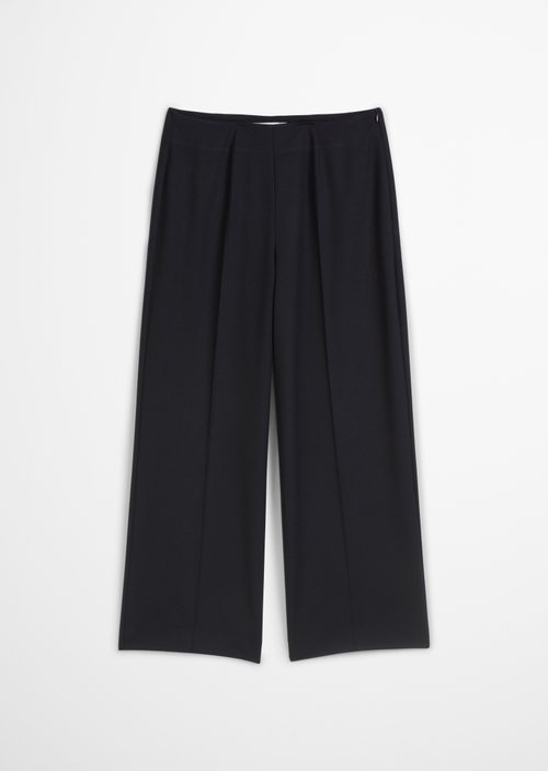 Cropped culottes — Deep Night Blue
