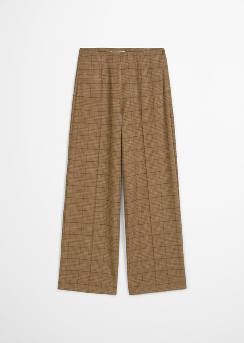 Regular patterned culottes — Dark Beige