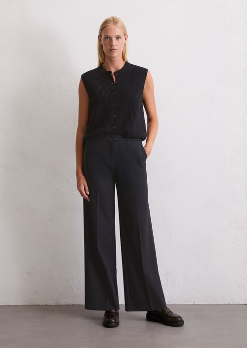 Relaxed pants — Deep Night Blue