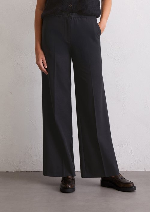 Relaxed pants — Deep Night Blue