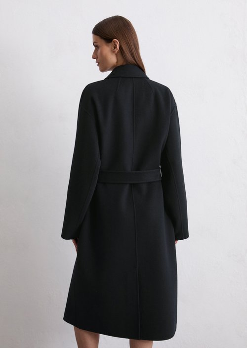 Wool coat Travel Collection — Deep Night Blue