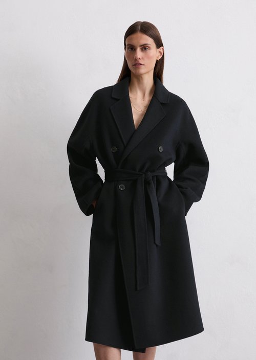 Wool coat Travel Collection — Deep Night Blue
