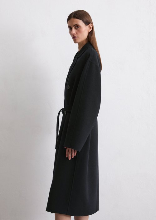 Wool coat Travel Collection — Deep Night Blue