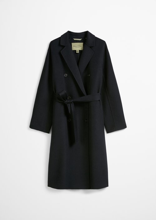 Wool coat Travel Collection — Deep Night Blue