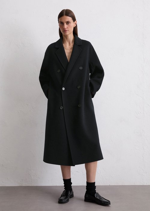 Wool coat Travel Collection — Deep Night Blue
