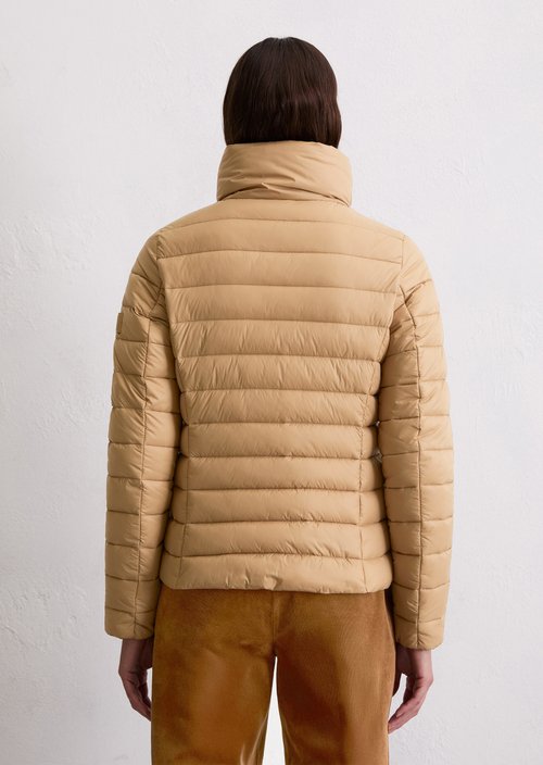 Lightweight quilted jacket fitted — Salted Caramel