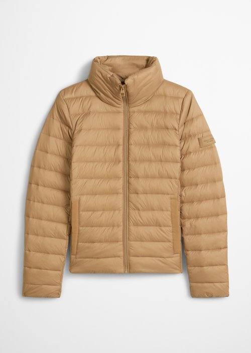 Lightweight quilted jacket fitted — Salted Caramel