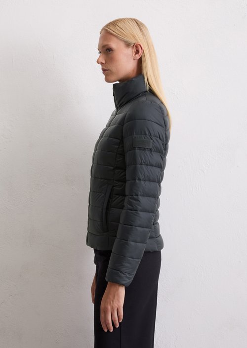 Lightweight quilted jacket fitted — Deep Night Blue