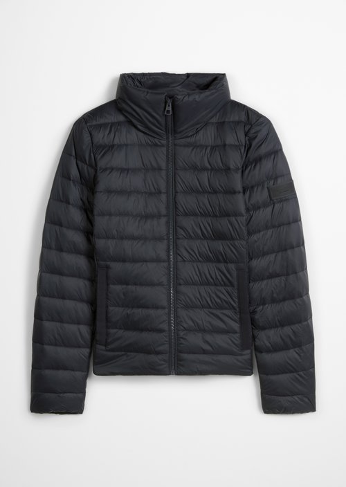 Lightweight quilted jacket fitted — Deep Night Blue