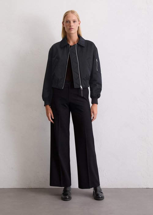 Regular aviator-style blouson — Deep Night Blue