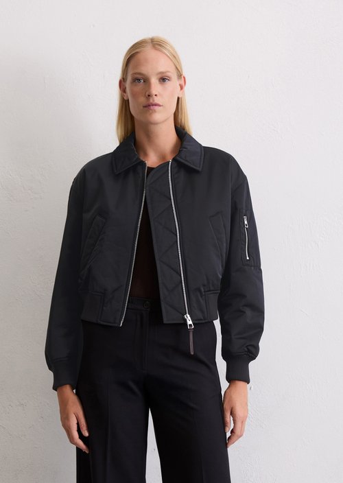 Regular aviator-style blouson — Deep Night Blue