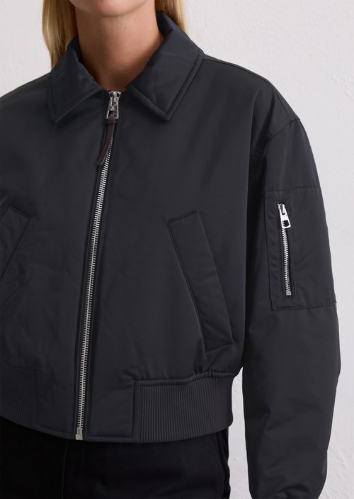 Regular aviator-style blouson — Deep Night Blue