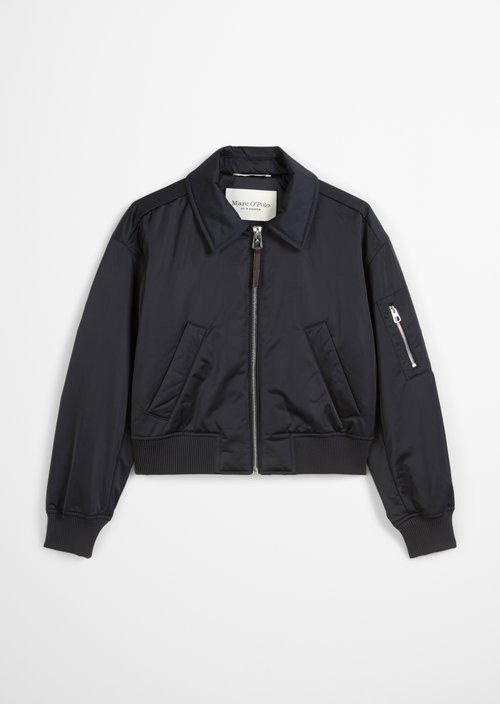Regular aviator-style blouson — Deep Night Blue