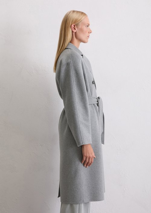Coat relaxed — Light Grey Melange