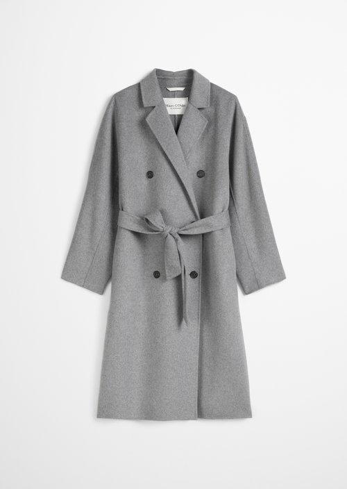 Coat relaxed — Light Grey Melange