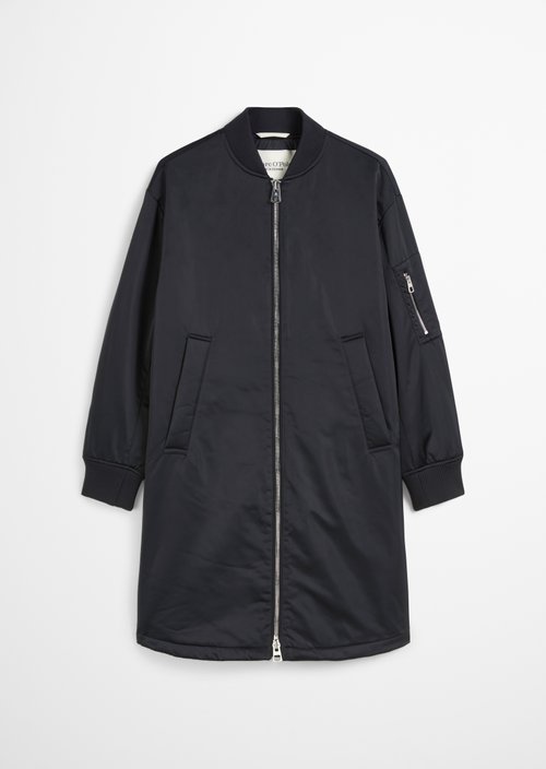 Regular aviator-style blouson coat — Deep Night Blue