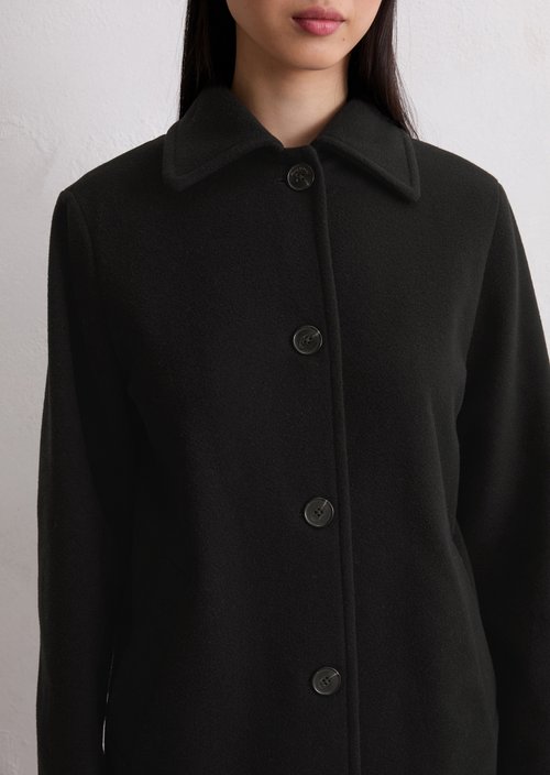 Regular coat — Black