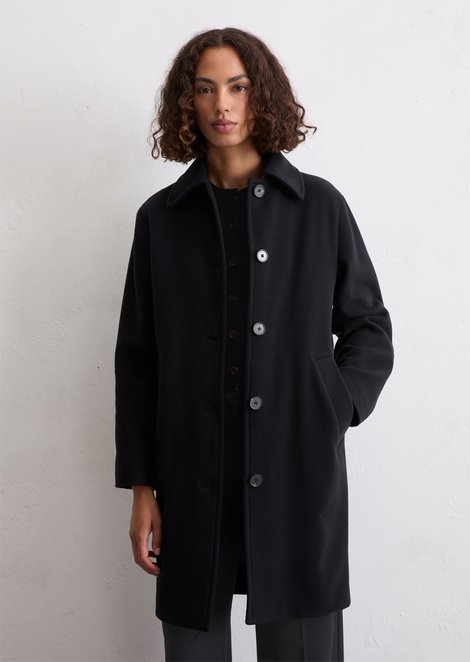 Marc O'Polo Regular jas, Dames, blauw, 32, 75% Wol, 25% Polyamide