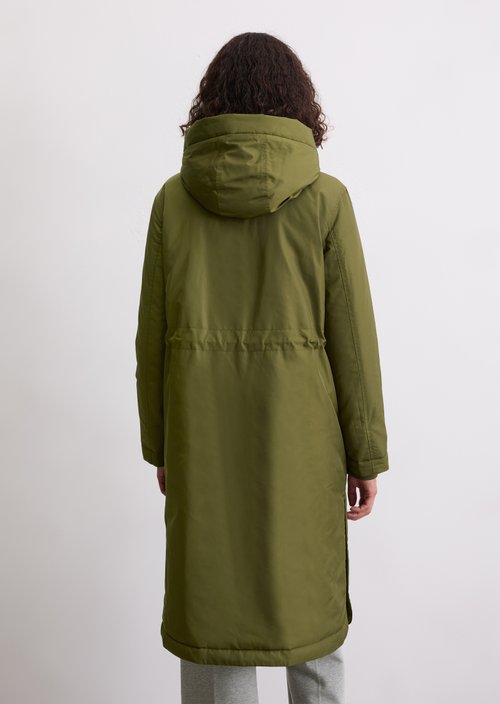 Parka with hood regular — Mossy Olive (alternate view)