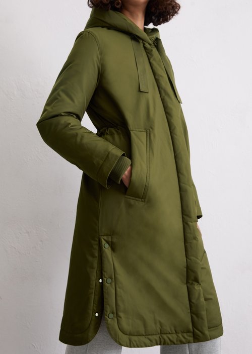 Parka with hood regular — Mossy Olive
