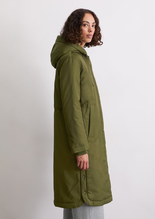 Parka with hood regular — Mossy Olive