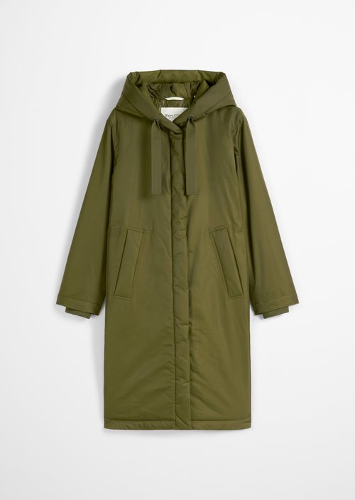 Parka with hood regular — Mossy Olive