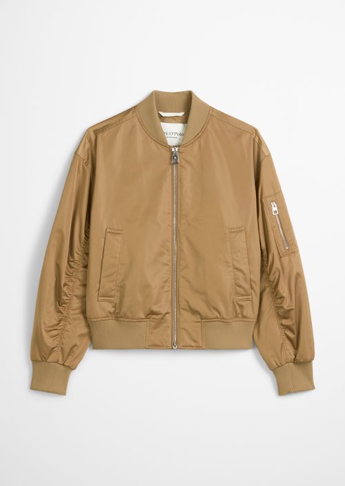Regular aviator-style blouson — Salted Caramel