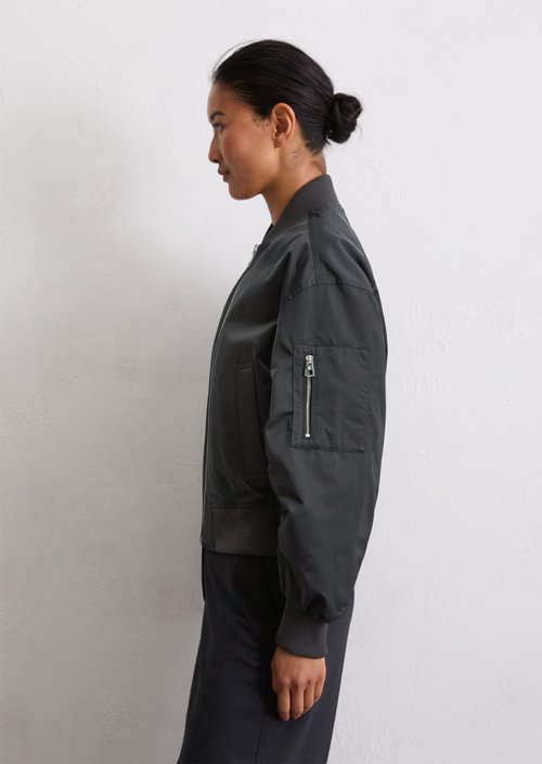 Regular aviator-style blouson — Deep Night Blue