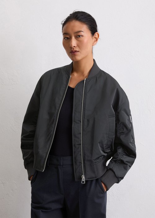 Regular aviator-style blouson — Deep Night Blue