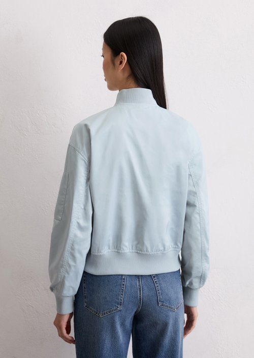 Regular aviator-style blouson — Calm Blue