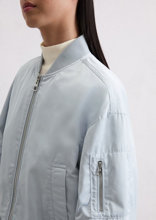 Regular aviator-style blouson — Calm Blue