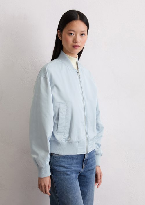 Regular aviator-style blouson — Calm Blue
