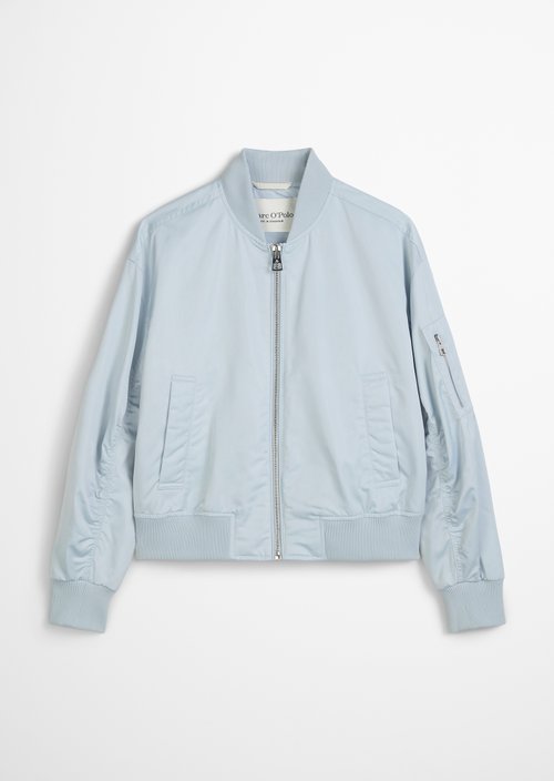 Regular aviator-style blouson — Calm Blue