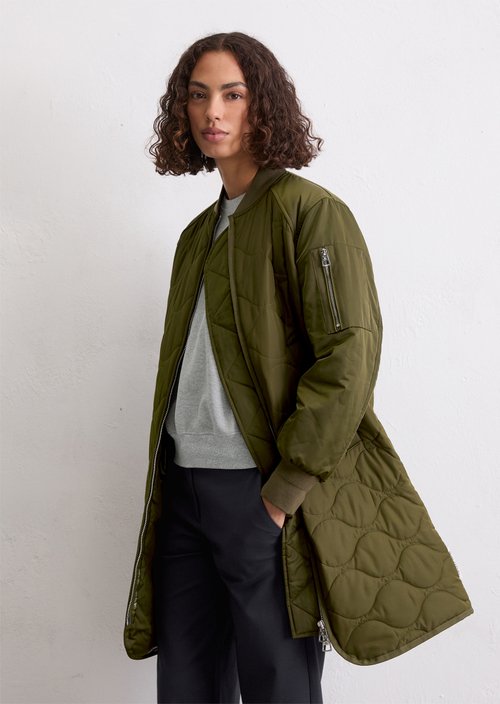 Long blouson regular — Mossy Olive